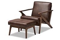 Algopix Similar Product 18 - Baxton Studio Birk Modern Faux Leather