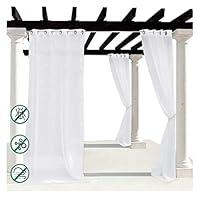 Algopix Similar Product 18 - Sheer Curtains for Patio Waterproof