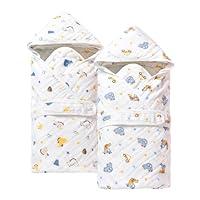 Algopix Similar Product 5 - 2 Pack Hooded Baby Bath TowelsLarge