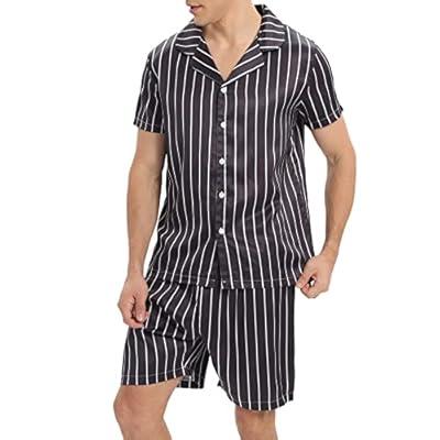 LAPASA Men's 100% Cotton Flannel Pajama Set Pyjamas Top & Bottom
