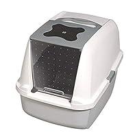 Algopix Similar Product 5 - Catit Hooded Cat Pan Grey 57 x 465 x
