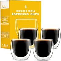 Algopix Similar Product 5 - Kitchables Espresso Cups Set of 4