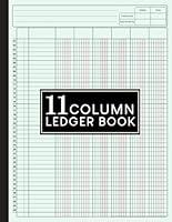 Algopix Similar Product 6 - 11 Column Ledger Book Large Simple