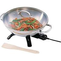 Algopix Similar Product 11 - Presto Stainless Steel Electric Wok by