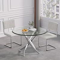 Algopix Similar Product 8 - Round Dining Table Set for 2 3Piece