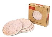 Algopix Similar Product 4 - Sweetzer  Orange Ceramic Coasters for