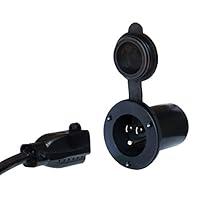 Algopix Similar Product 19 - Powermania AC Plug Port BLK AC Plug