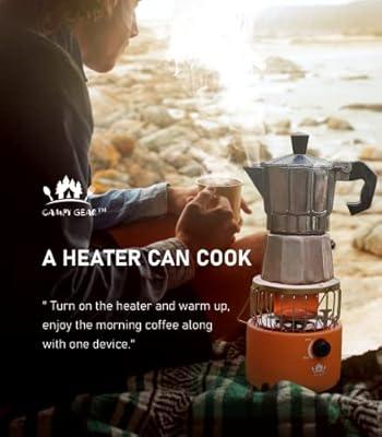  2 In 1 Portable Propane Heater & Stove, Camping Heater For  Tent, Propane Heater Outdoor, Tent Heater For Camping Ice Fishing  Backpacking Hiking Hunting Survival Emergency