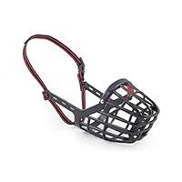 Algopix Similar Product 1 - Ancol Muzzle Black/Red Size 6 25x9.5cm