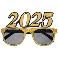 Algopix Similar Product 11 - LUOZZY 2025 New Year Eyeglasses Golden