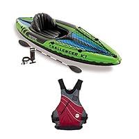 Algopix Similar Product 1 - Intex Challenger Inflatable Kayak Set 