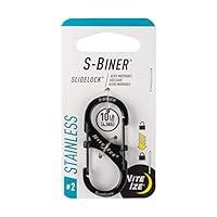 Algopix Similar Product 11 - Locking Carabiner, 2 in., Steel, Black