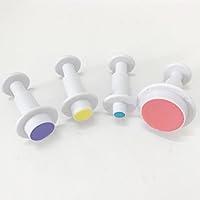 Algopix Similar Product 19 - 4pieces Plastic Round Cookie Plunger