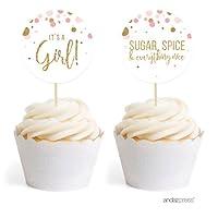 Algopix Similar Product 7 - Andaz Press Blush Pink Gold Glitter