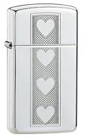 Algopix Similar Product 2 - Zippo High Polish Slim Hearts Lighter