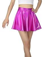 Algopix Similar Product 2 - HDE Girls Metallic Skater Skort Dance