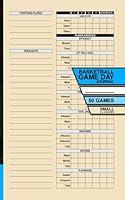 Algopix Similar Product 16 - Basketball Game Day Journal Record and