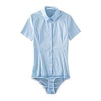 Algopix Similar Product 3 - Classic Bodysuit Blouse OnePiece