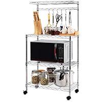 Algopix Similar Product 16 - Giantex 4Tier Bakers Rack Microwave