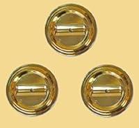 Algopix Similar Product 15 - Lucite Piano Caster Cups BrassPlated
