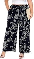 Algopix Similar Product 1 - Lastshe Womens Plus Size Wide Leg