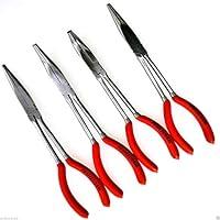 Algopix Similar Product 3 - NEILSEN TOOLS 4 Piece Long Reach Pliers