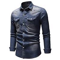 Algopix Similar Product 20 - YoweinMens Button Down Tops Slim