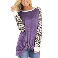 Algopix Similar Product 10 - Women Blouse Tops Casual Loose Leopard