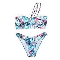 Algopix Similar Product 7 - Women Bikini Single Shoulder Printing
