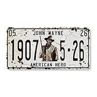 Algopix Similar Product 15 - John Wayne License Plate 1907