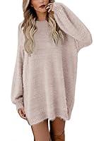 Algopix Similar Product 12 - Meenew Womens Furry Pullover Sweater