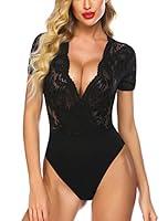 Algopix Similar Product 16 - Avidlove Women Lace Bodysuit Sexy Deep