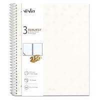 Algopix Similar Product 12 - ViVin Spiral Notebooks 3 Subject