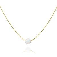 Algopix Similar Product 16 - Tooliks  White Opal 5mm Ball Gold
