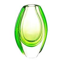 Algopix Similar Product 15 - Accent Plus Emerald Art Glass Vase