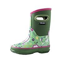 Algopix Similar Product 1 - OAKI Neoprene Boots, Green Floral 12T