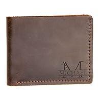 Algopix Similar Product 7 - Personalized Leather Wallet Groomsmen
