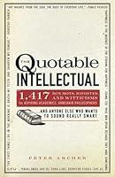 Algopix Similar Product 14 - The Quotable Intellectual 1417 Bon