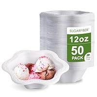 Algopix Similar Product 16 - 50 COUNT12 oz Disposable Floral White