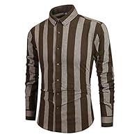 Algopix Similar Product 1 - Dsood Mens Long Sleeve Button Turndown