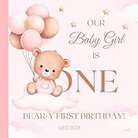 Algopix Similar Product 3 - Beary First Birthday Baby Girl  One