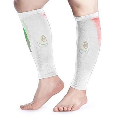 Best Deal for Calf Compression Sleeves Watercolor Flag of Mexico Leg