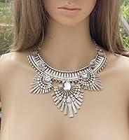 Algopix Similar Product 9 - Boho Rhinestone Choker Necklace