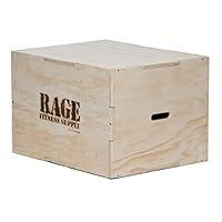 Algopix Similar Product 7 - Rage Fitness 3 in 1 Wood Plyo Box 20 x