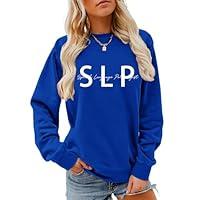 Algopix Similar Product 5 - CREXEMI SLP Sweatshirt Speech Language