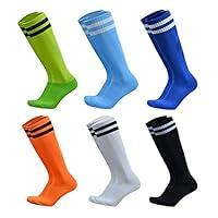 Algopix Similar Product 16 - VWU Unisex Knee High Double Stripes