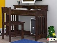 Algopix Similar Product 7 - Chestnut Student Desk, Hutch and Chair