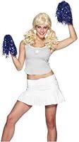 Algopix Similar Product 2 - Smiffys Pom Poms Metallic Pair - Blue
