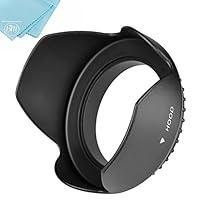 Algopix Similar Product 6 - 82mm Digital Tulip Flower Lens Hood for