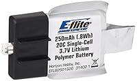 Algopix Similar Product 1 - Eflite 250mAh 1S 37V 20C LiPo Battery